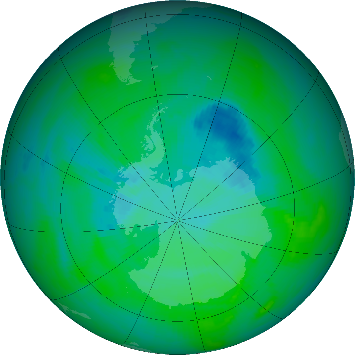 Ozone Map 1989-12-08